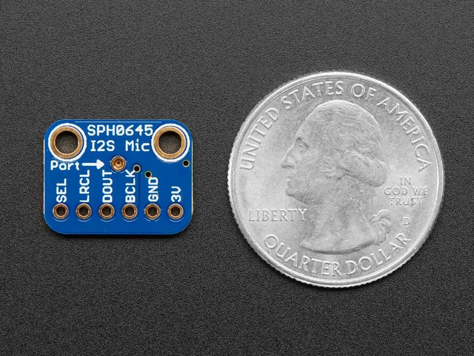 Adafruit I2S MEMS Microphone Breakout SPH0645LM4H for Arduino Raspberry Pi 3421-2