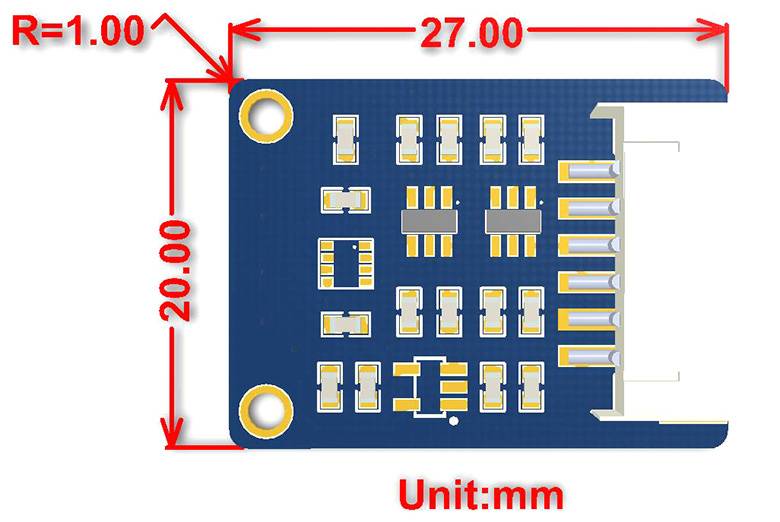 WaveShare BME280 Environmental Sensor, Temperature/Humidity/Barometric Pressure 3.3V/5V 15231-4