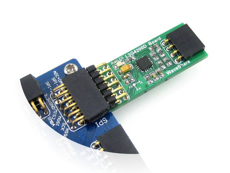 Waveshare 3-axis digital gyroscope & angular rate sensor module I2C SPI L3G4200D-4