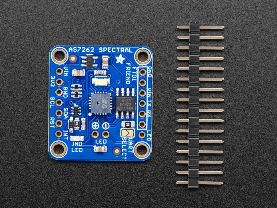 Adafruit AS7262 6-Channel Visible Light Color Sensor Breakout 3779-1