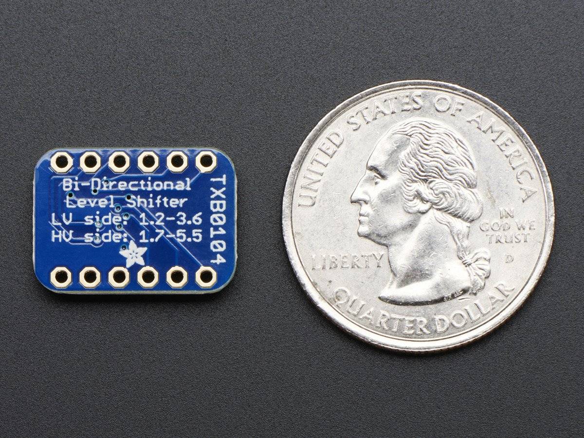 Adafruit TXB0104 Bi-Directional Level Shifter, Any Voltage to Any Voltage Auto-Direction-Detection 1875-3