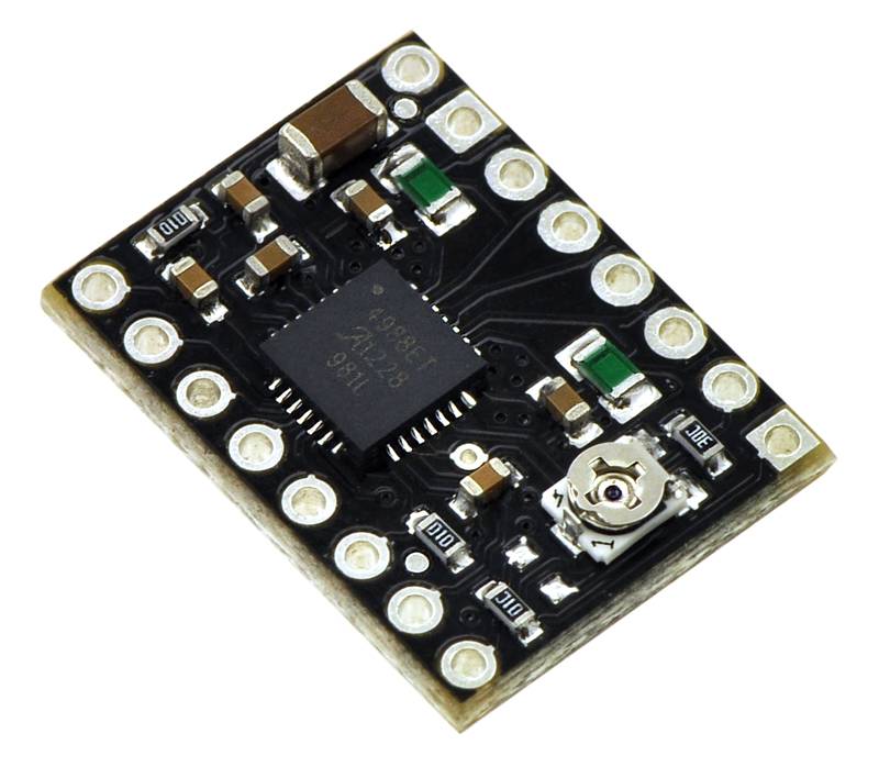 Pololu A4988 StepStick Stepper Motortreiber Carrier, Black Edition-0
