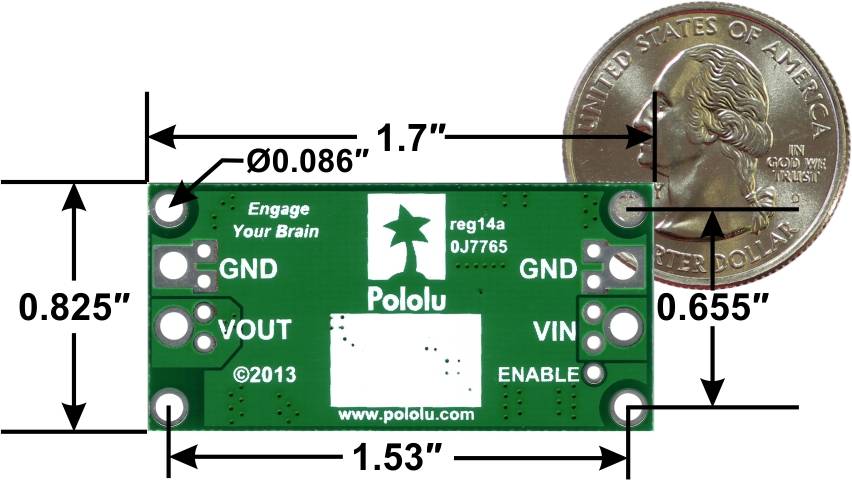 Pololu 5V Step-Up Step-Down Spannungsregler S18V20F5-0