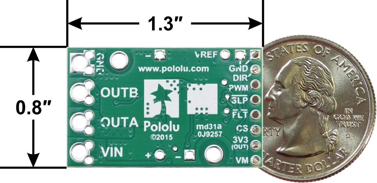 Pololu G2 High-Power Motor Driver 18v17-2