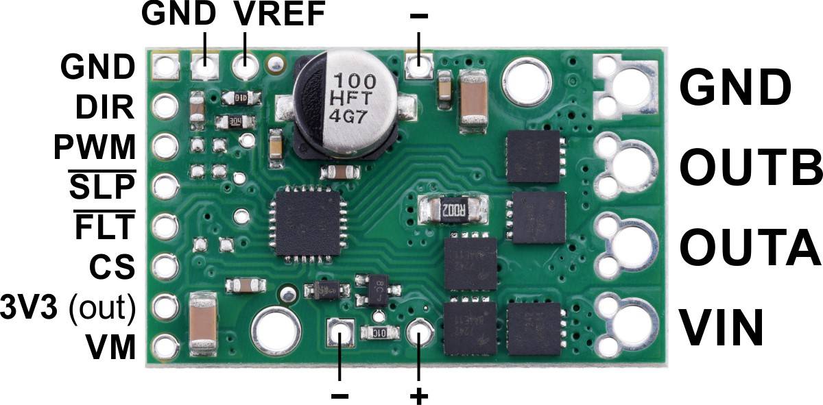Pololu G2 High-Power Motor Driver 18v17-3