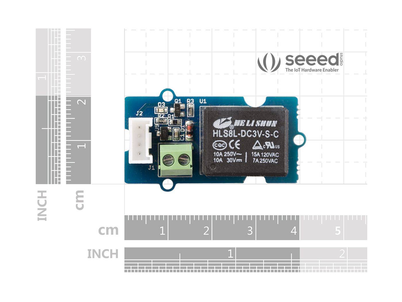 Seeed Studio Grove Relay 5V/10A for Arduino 1-way Mechanical Relay Switch-3