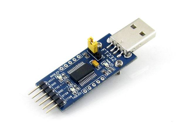 Waveshare FTDI FT232 USB UART Board (Type A) USB TO UART solution with USB Type A connector-2