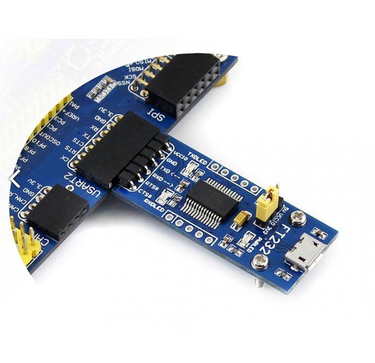 WaveShare FT232 USB UART Board (micro) USB To TTL (UART) Communication Module-1