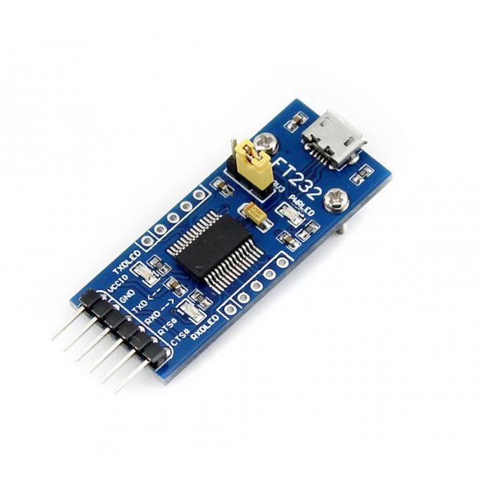 WaveShare FT232 USB UART Board (micro) USB To TTL (UART) Communication Module-4