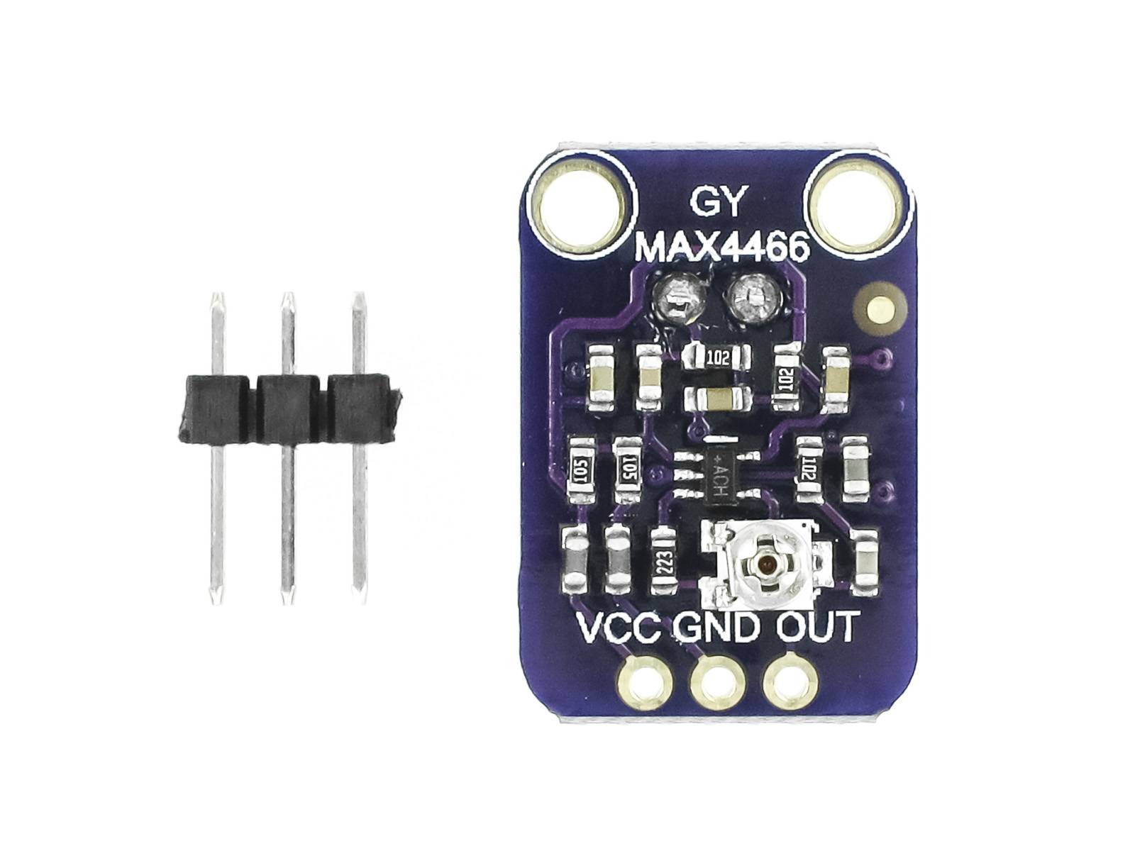 GY-MAX4466 Sound Sensor Module Electret Microphone Amplifier - MAX4466-2