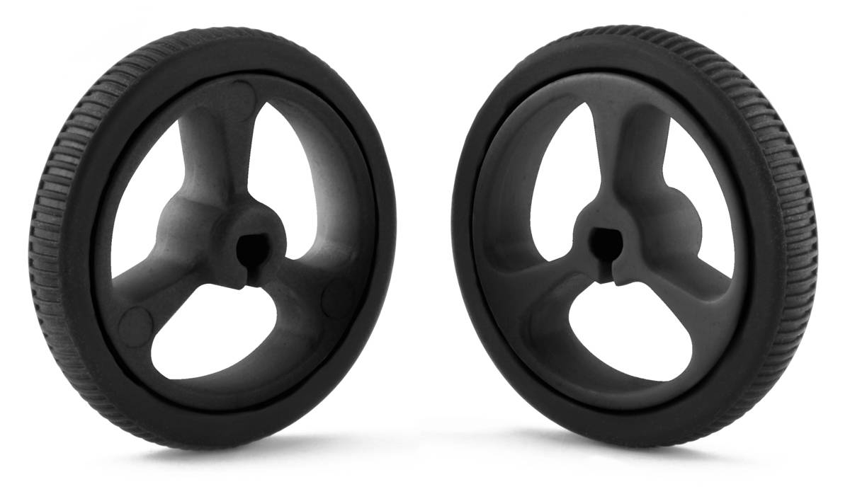 Pololu Wheel 32x7mm Pair Black for Micro Metal Gearmotors-0