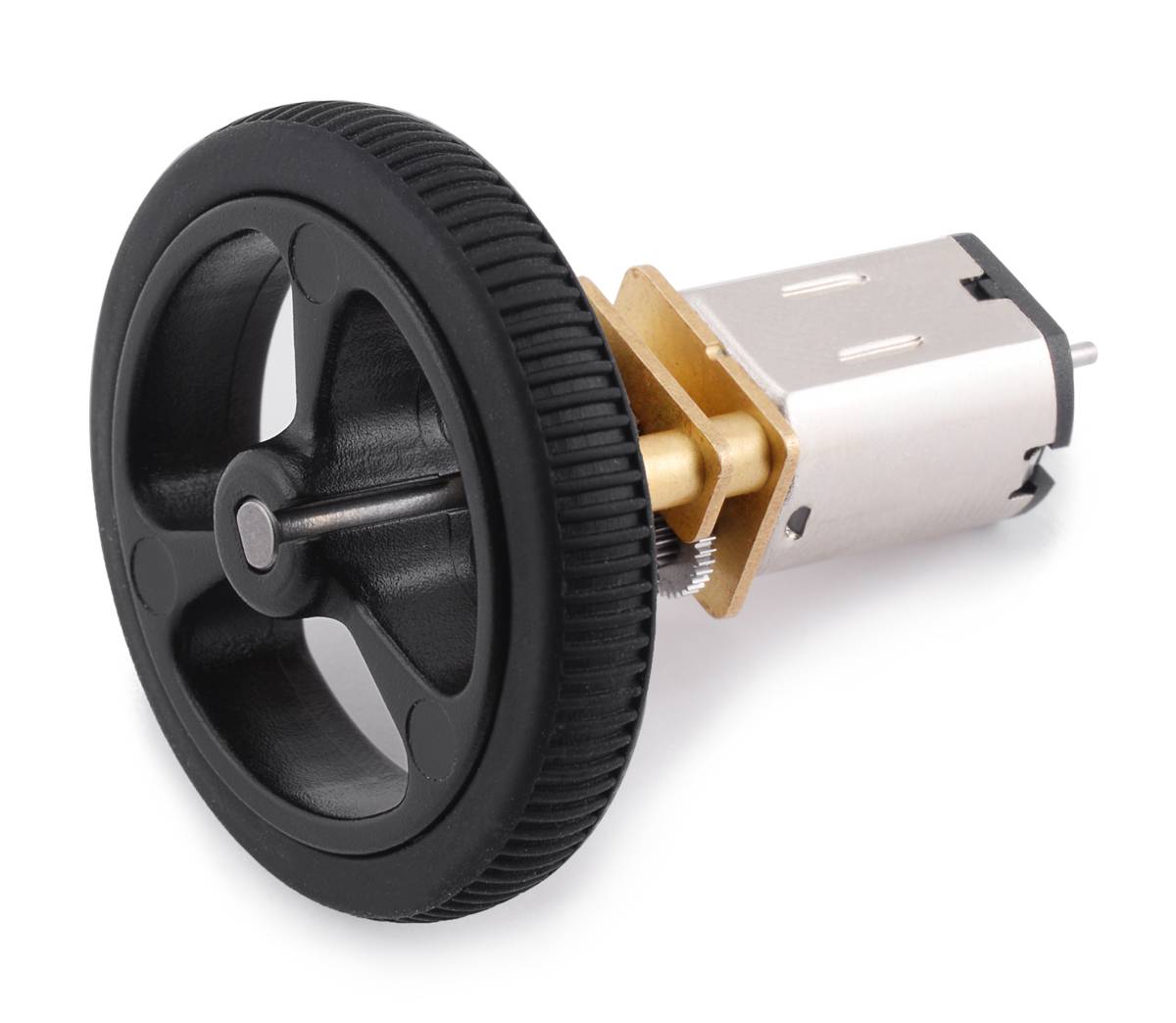 Pololu Wheel 32x7mm Pair Black for Micro Metal Gearmotors-1