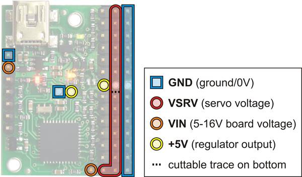 Pololu Mini Maestro 12-Channel USB Servo Controller (Assembled)-6