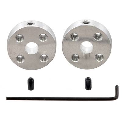 Pololu Universal Aluminum Mounting Hub for 5mm Shaft, #4-40 Holes (2-Pack) 1203