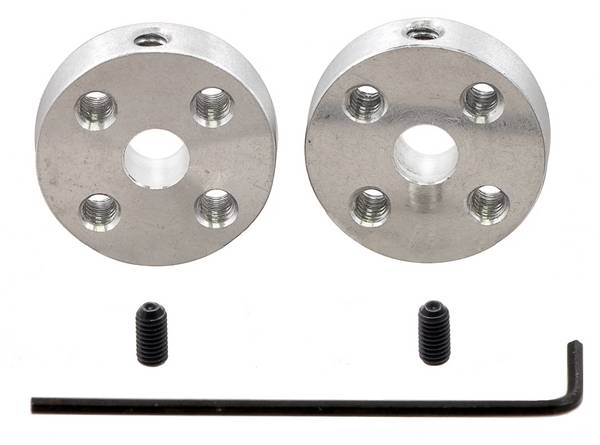 Pololu Universal Aluminum Mounting Hub for 5mm Shaft, #4-40 Holes (2-Pack) 1203