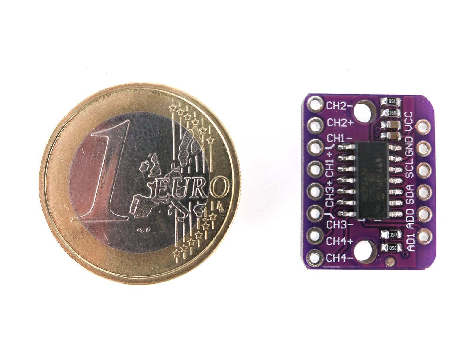 GY-MCP3424 18-Bit ADC Multi-Channel Analog-to-Digital Converter-2