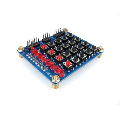 4x4 Matrix Keypad Keyboard Tastatur Modul 16 Tasten 8 LEDs für Arduino