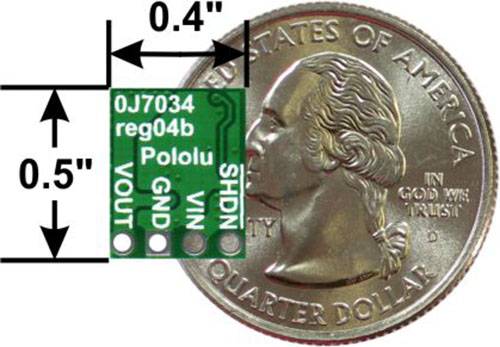 Pololu 3.3V, 600mA Step-Down Voltage Regulator D36V6F3 Spannungsregler 3791-2