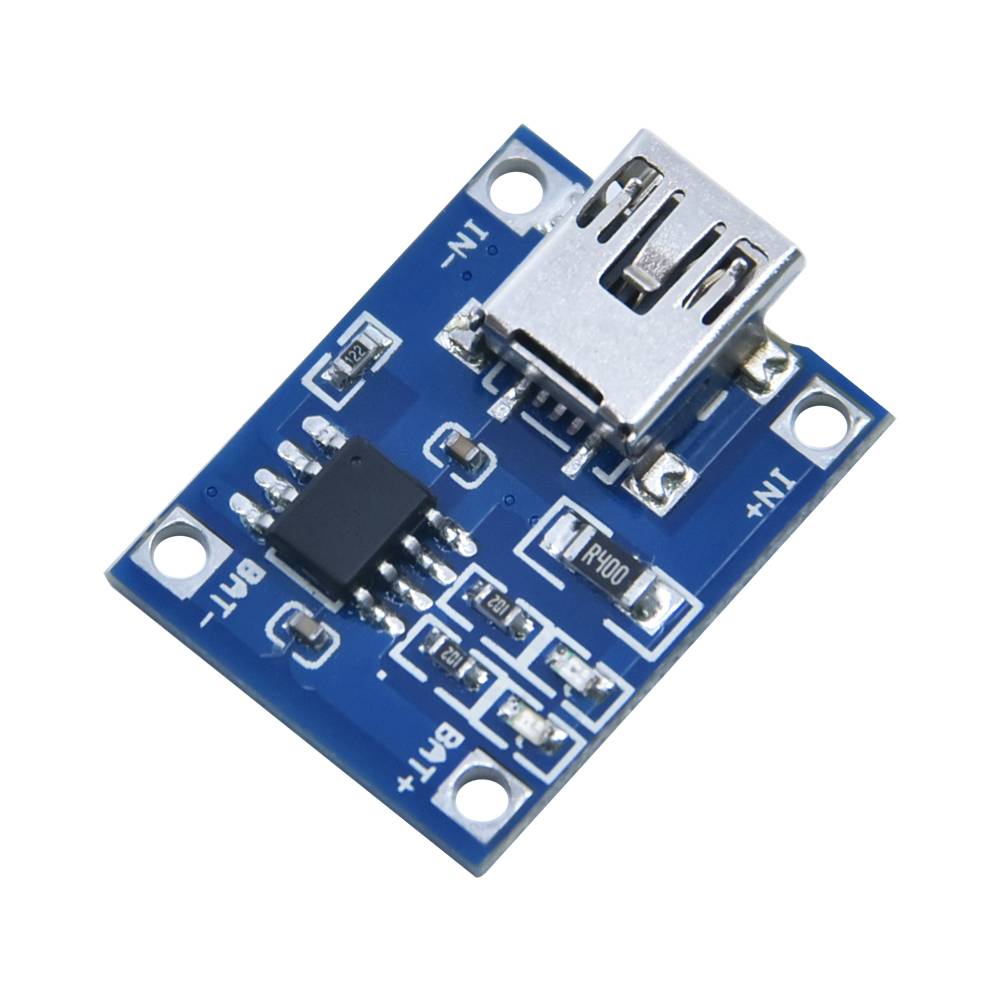 TP4056 Mini-USB 5V 1A LiPo Akku Lademodul Lithium Battery Charging Module-1