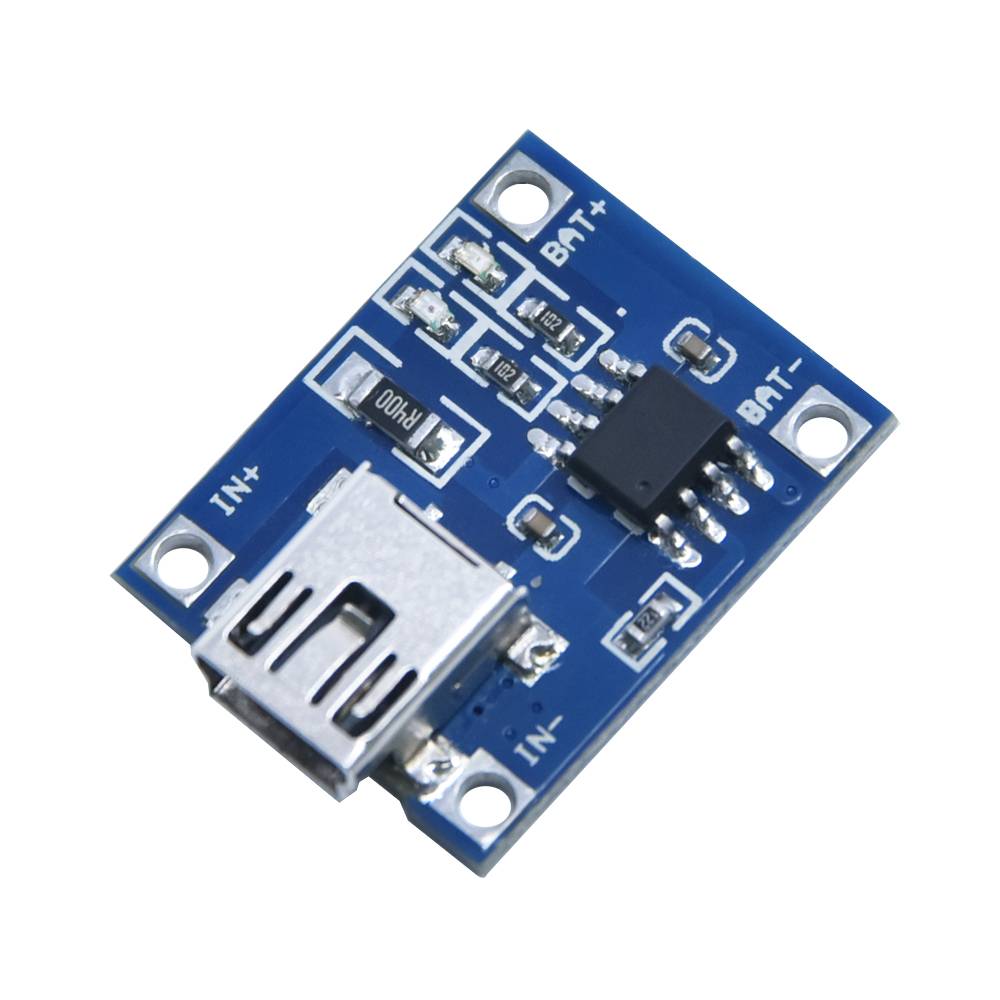 TP4056 Mini-USB 5V 1A LiPo Akku Lademodul Lithium Battery Charging Module-3