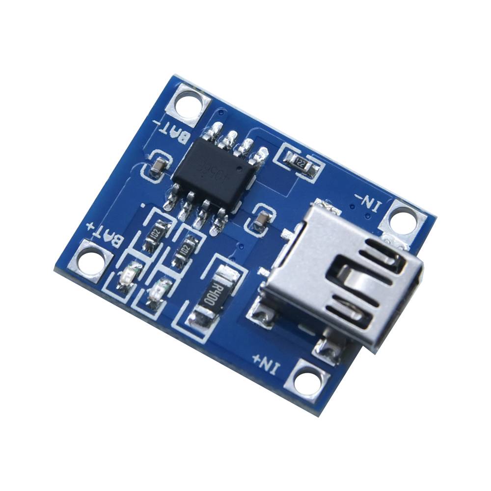 TP4056 Mini-USB 5V 1A LiPo Akku Lademodul Lithium Battery Charging Module-4