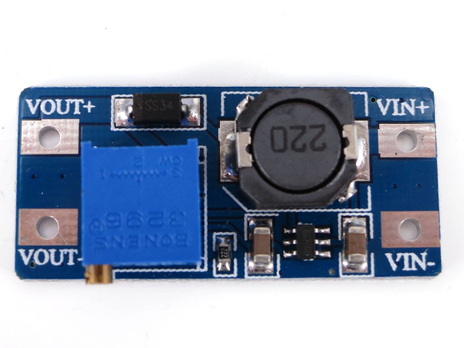 MT3608 DC-DC Adjustable Step-up Spannungsregler Boost Voltage Regulator 2V-24V-2