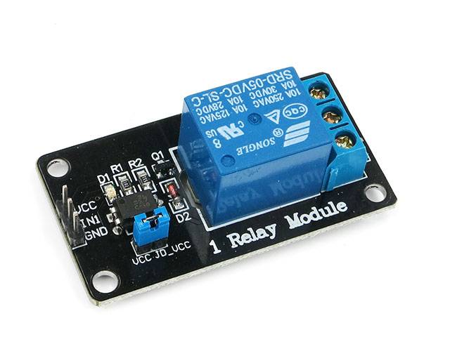 5V/220V 1 Channel Optocouplers Relay Shield Compatible with Arduino-1
