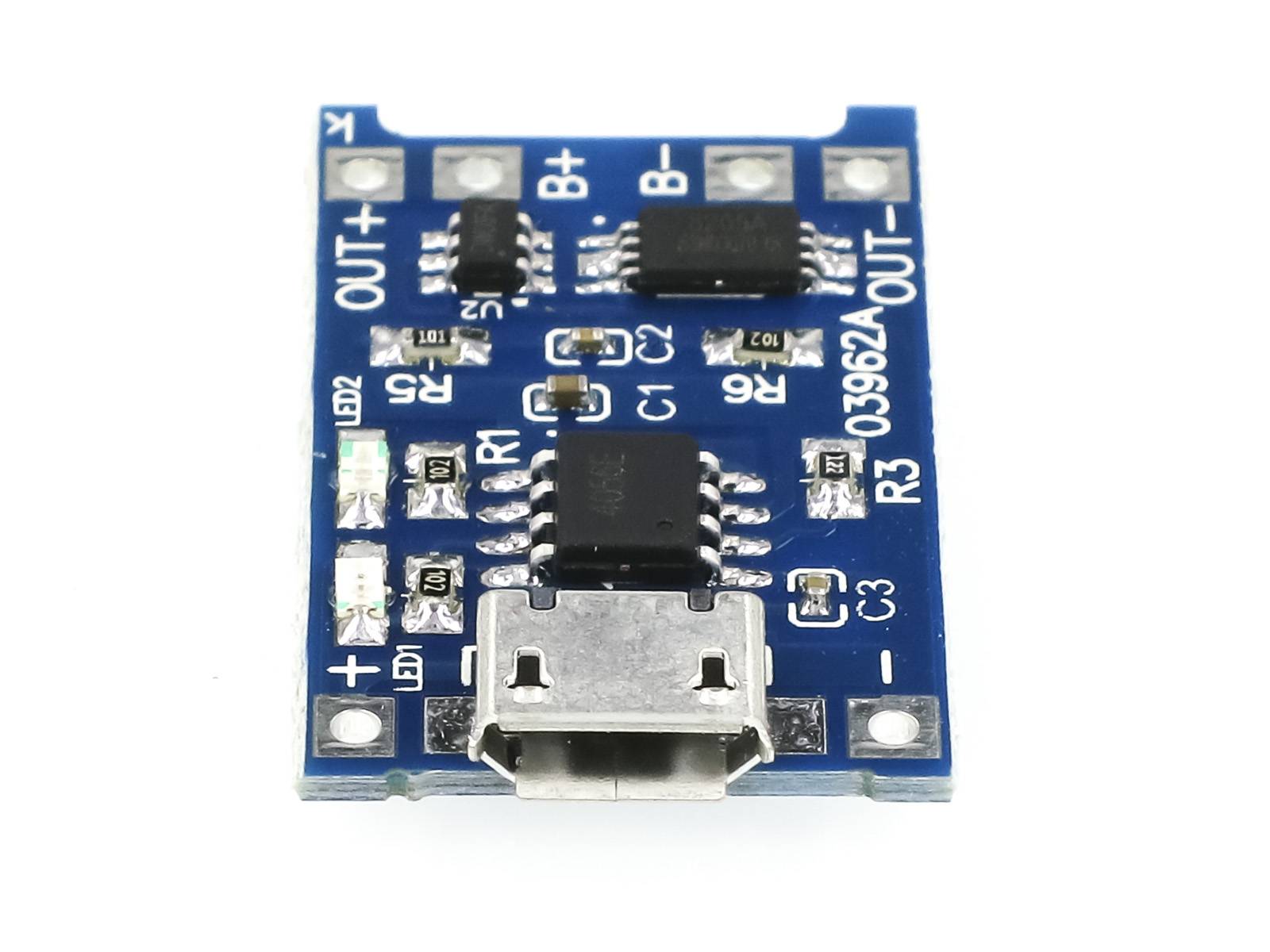 TP4056 XD-58A Micro-USB 5V 1A LiPo Akku Lademodul Lithium Battery Charging Module-3