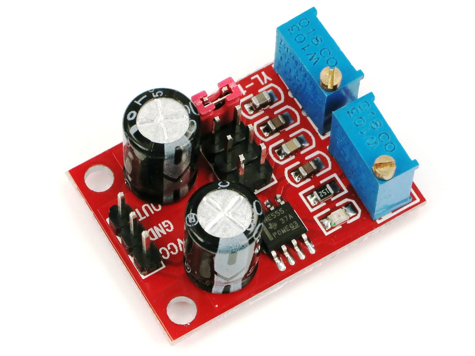 NE555 Einstellbare Frequenz Pulse Generator Modul Rechteckwelle Schrittmotortreiber bis 200kHz-1