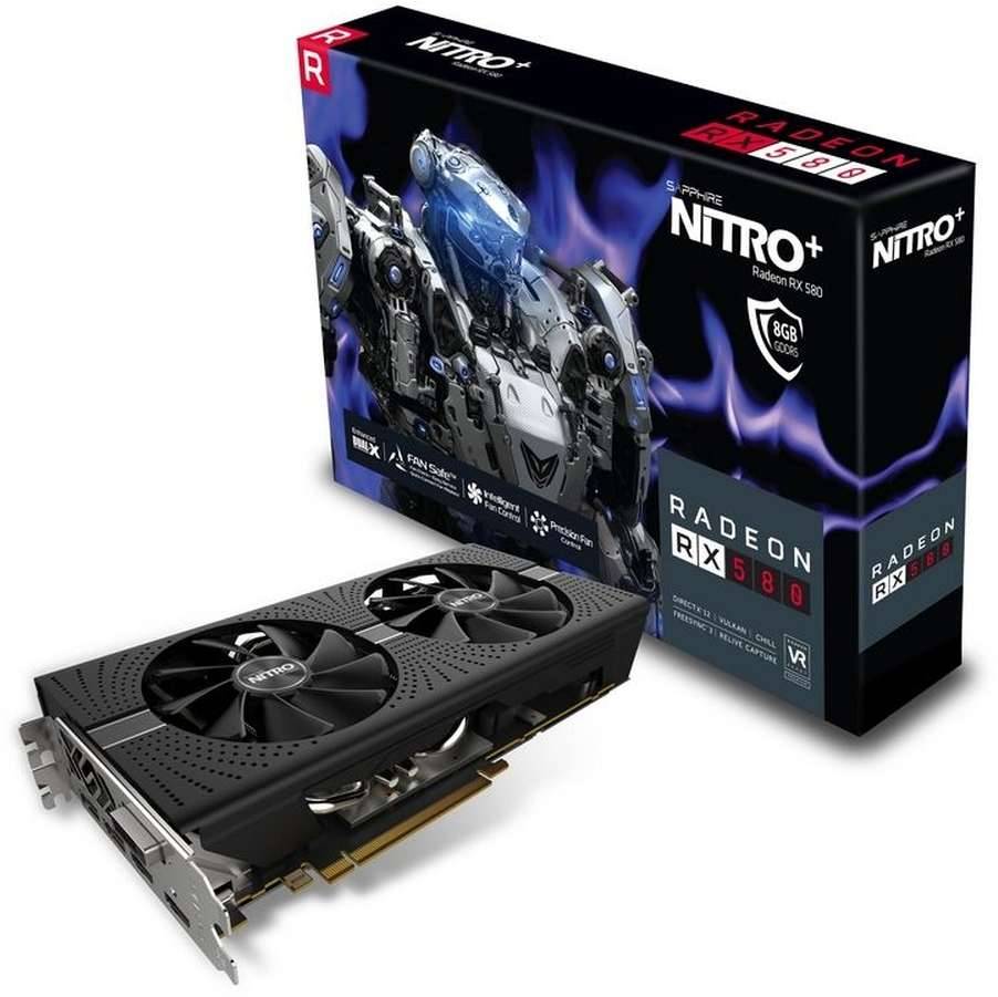 VGA SAP NITRO+ RADEON RX 580 8G GDDR5 DUAL HDMI / DVI-D / DUAL DP W/BP (UEFI)-0