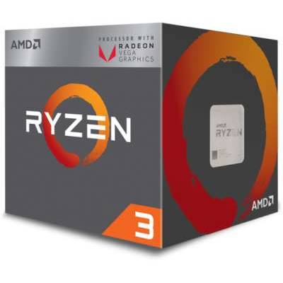 AMD Ryzen 3 2200G Box AM4 (3,700GHz) YD2200C5FBBOX incl. Wraith Stealth Cooler