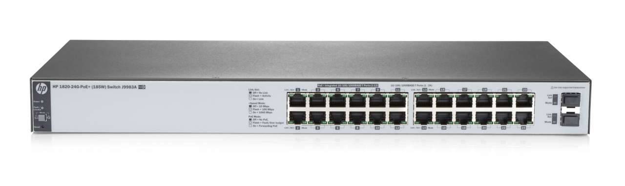 HP Switch 1820-24G 12-port 10/100/1000 J9983A-1