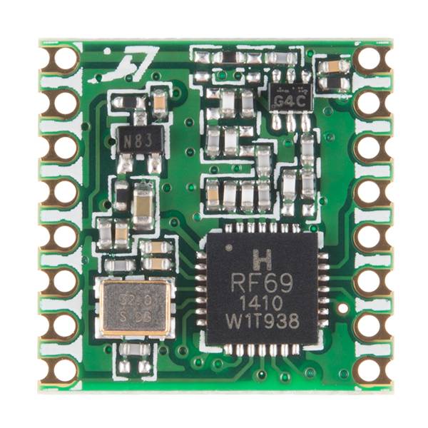 SparkFun RFM69HCW Wireless Transceiver - 915MHz COM-13909-1