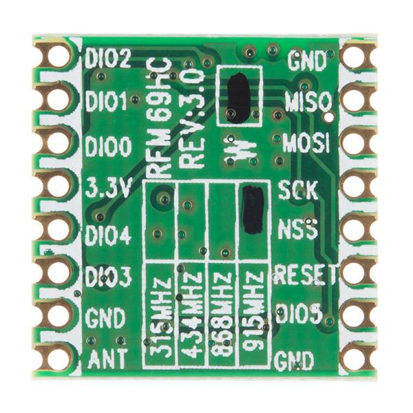 SparkFun RFM69HCW Wireless Transceiver - 915MHz COM-13909-2