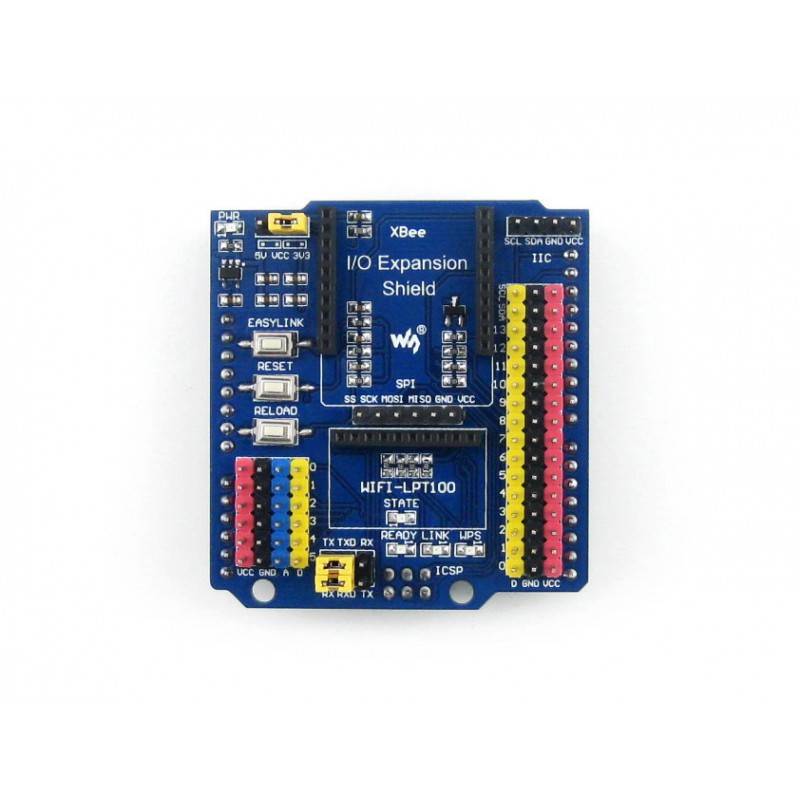 Waveshare IO Expansion Shield XBee/WIFI-LPT100 Connector IIC SPI-1