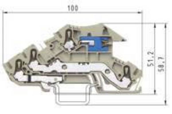 Wieland Installationsklemme WKIS 2,5 NT-D-SL