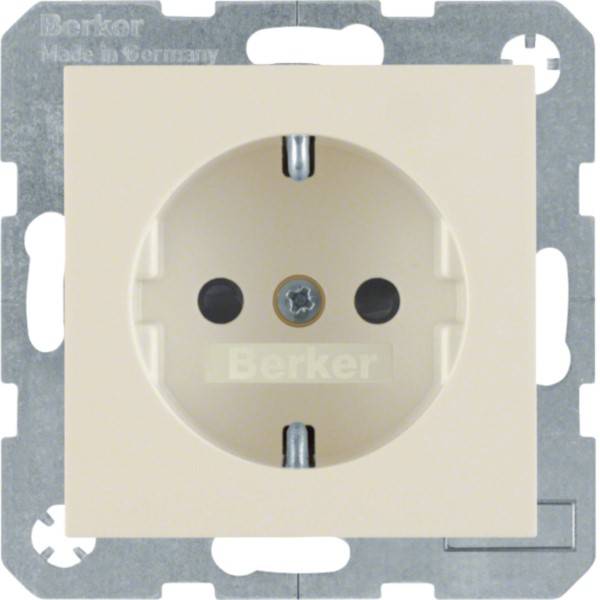 Berker SCHUKO-Steckdose ws/gl 41238982