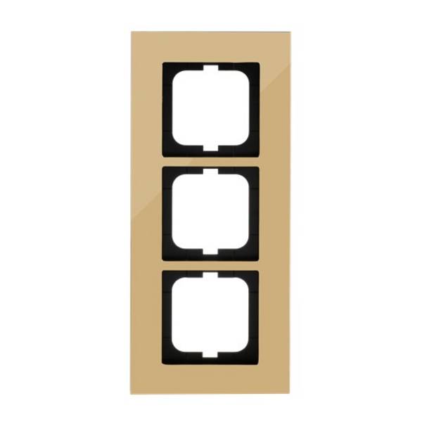 Busch-Jaeger Rahmen 3-fach gold, carat 1723-823-101