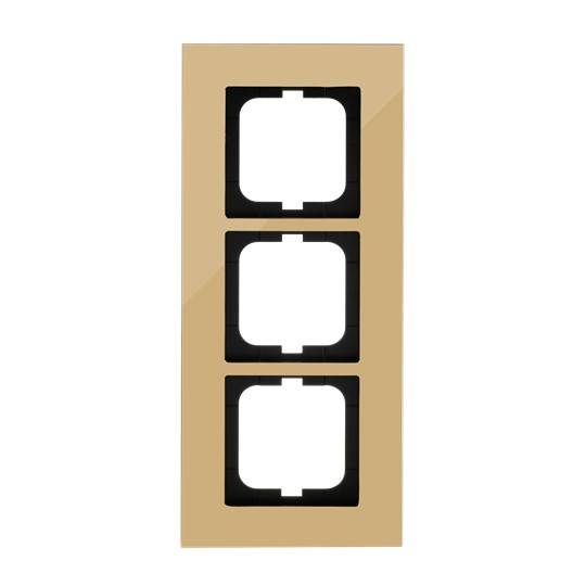 Busch-Jaeger Rahmen 3-fach gold, carat 1723-823-101-0