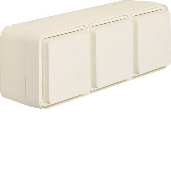 Berker 47733512, Typ F, -40 - 30 °C, Weiß, Thermoplast, IP55, 250 V-0
