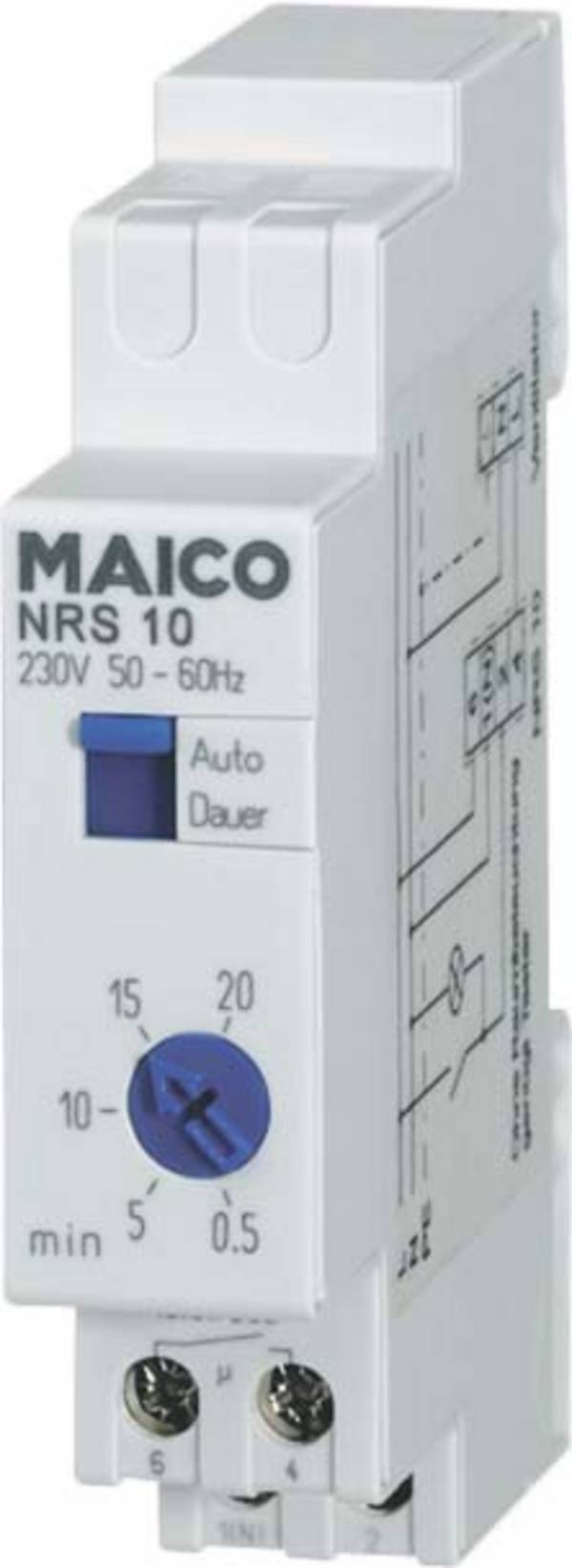 Maico Ventilatoren 0157.0805 Maico Nachlaufrelais Multifunktional 230 V 1 St. Zeitbereich: 0.5 - 20 min Piece