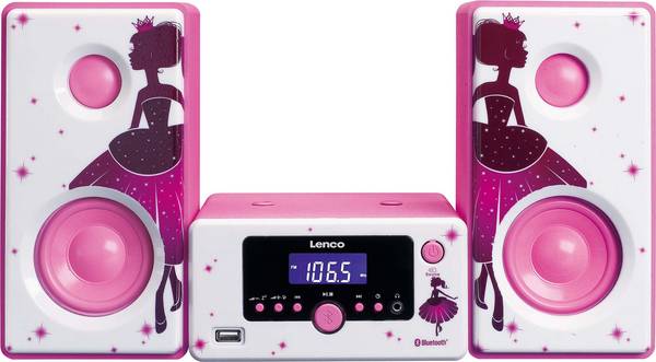 LENCO Microanlage PLL/FM,BT MC-020 Princess