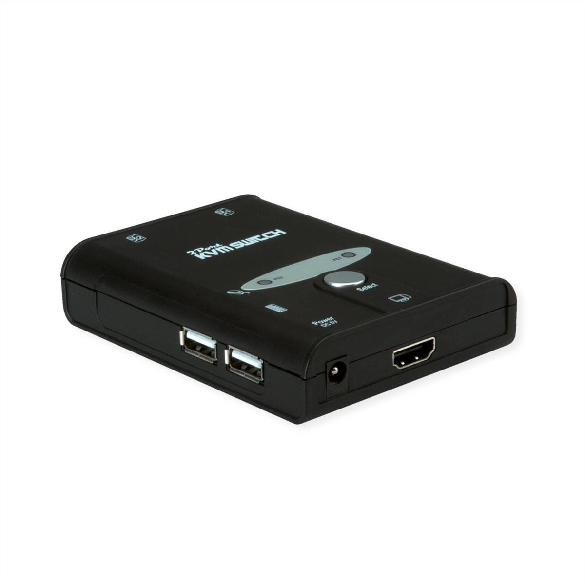 VALUE KVM Switch "Star", 1U - 2 PCs, HDMI, USB-2