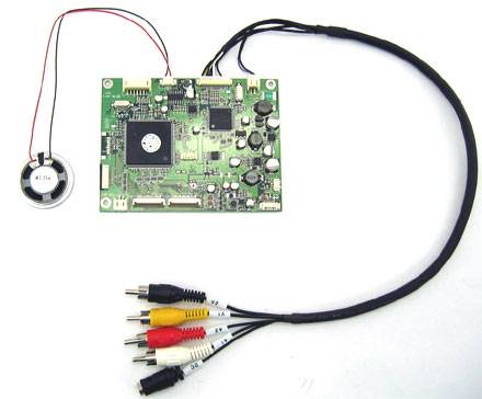 Lautsprecher/Rückfahrkameraeingang für CTF-Open-Frame TFT Displays-0