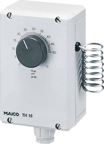 Maico Ventilatoren 0157.0748 Drehstrom-Technik Raumthermostat Aufputz 1 St.
