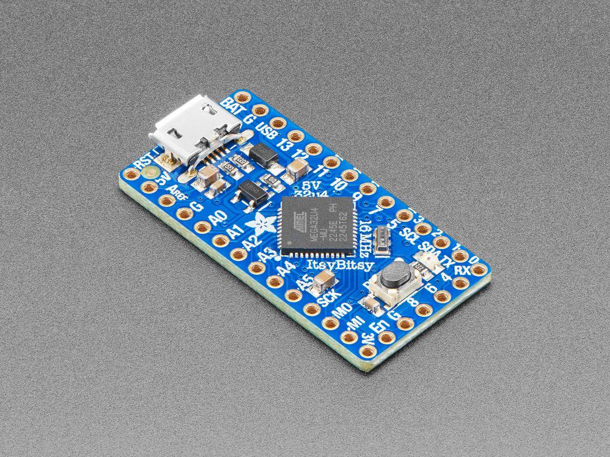 Adafruit Itsy Bitsy 32u4 - 5V 16MHz Atmega32u4 Microcontroller Arduino Compatible-0