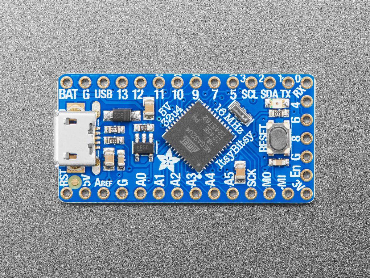 Adafruit Itsy Bitsy 32u4 - 5V 16MHz Atmega32u4 Microcontroller Arduino Compatible-3