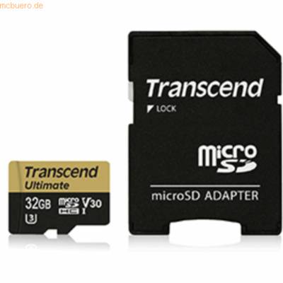 Transcend 32GB microSDXC/SDHC UHS-I U3M (Ultimate)+ SD-Adapter