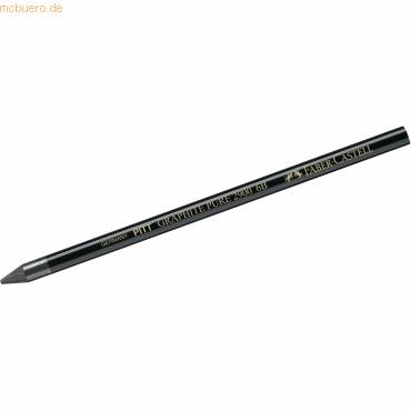 FABER-CASTELL Graphitstift PITT GRAPHITE PURE, Härtegrad: 6B-0