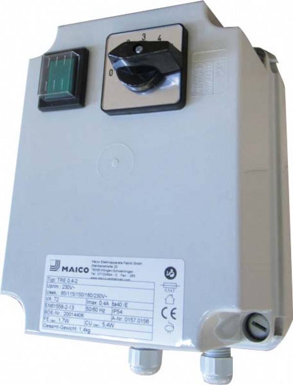 Maico Ventilatoren 0157.0156 5-Stufentransformator 72 W 0.4 A